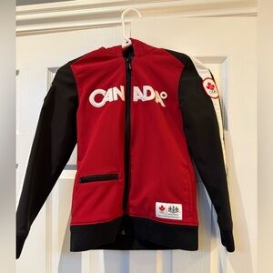 Red and Black Canada Olympic team Jacket